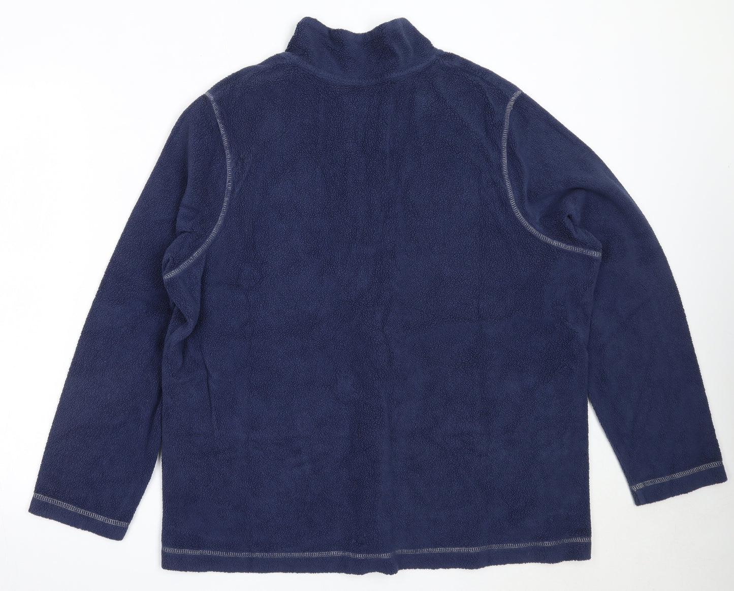 Boden Womens Blue  Polyester Henley Sweatshirt Size 22