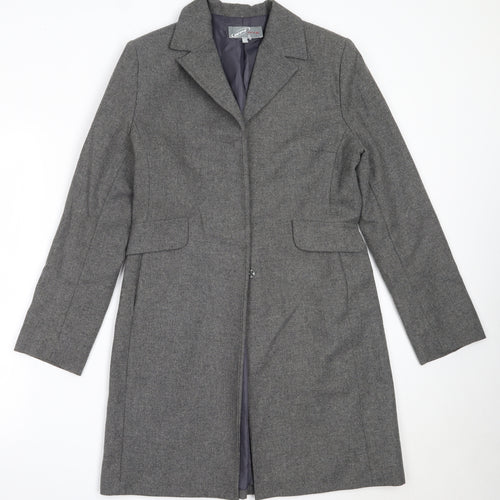 Waipai Womens Grey   Overcoat Coat Size 40
