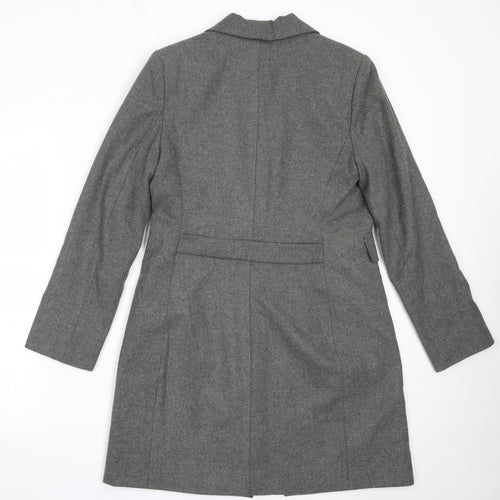 Waipai Womens Grey   Overcoat Coat Size 40