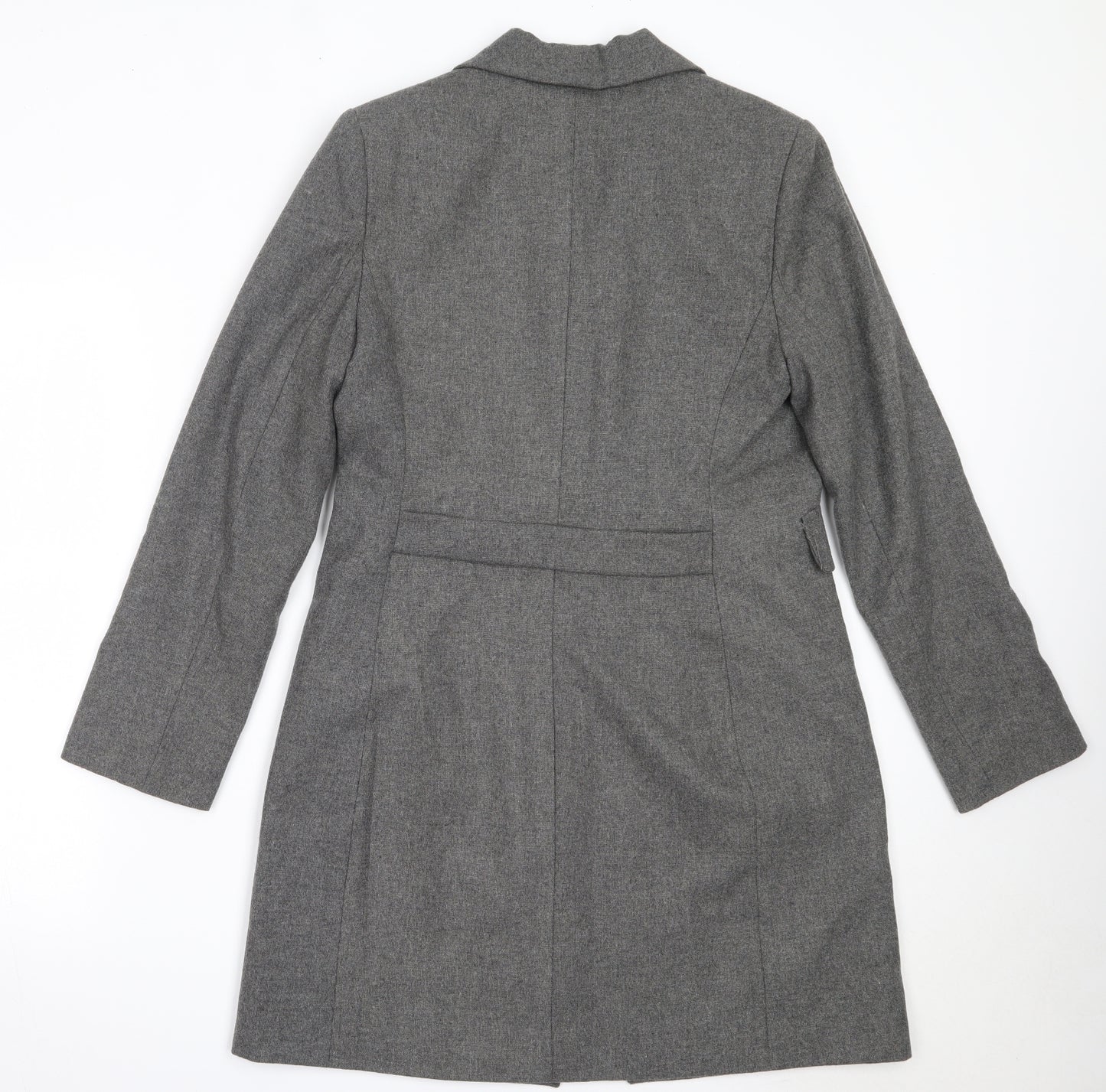 Waipai Womens Grey   Overcoat Coat Size 40