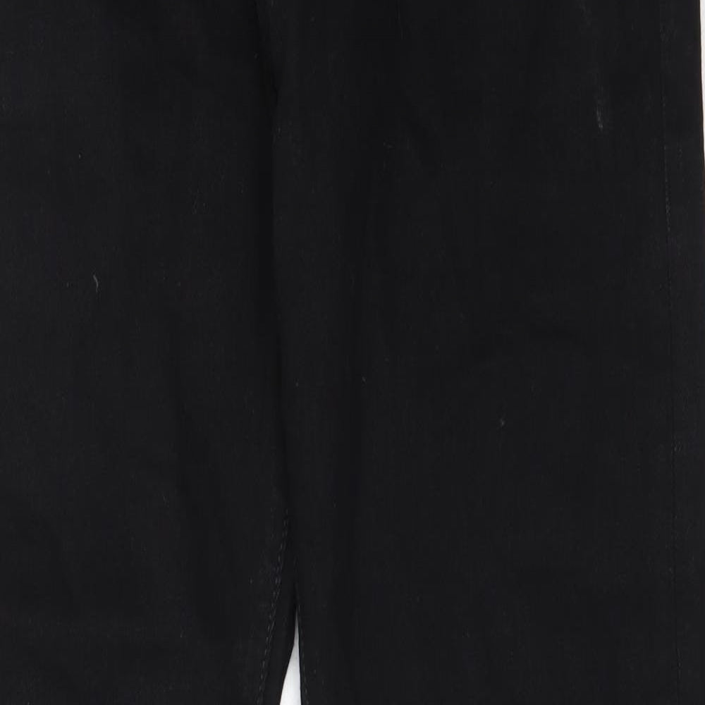 H&M Mens Black  Cotton Straight Jeans Size 31 in L32 in Regular