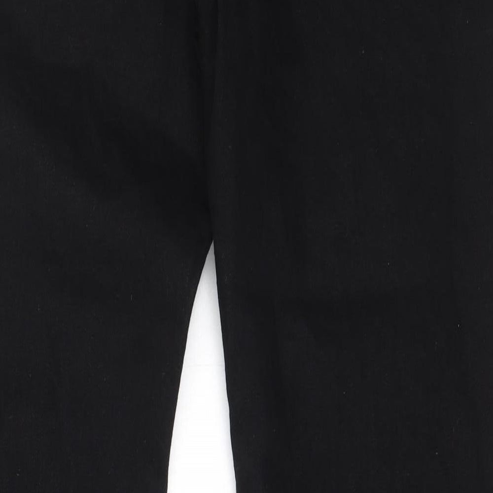 H&M Mens Black  Cotton Straight Jeans Size 31 in L32 in Regular