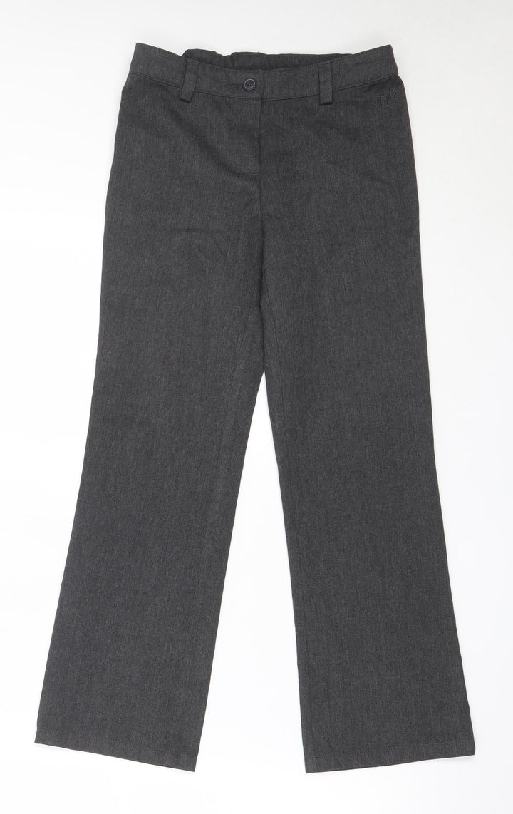 NEXT Girls Grey  Polyester Dress Pants Trousers Size 9 Months  Regular  - school
