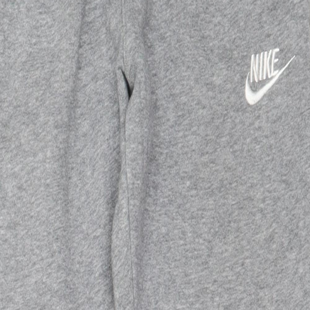 Nike Boys Grey  Cotton Jogger Trousers Size 11-12 Years  Regular