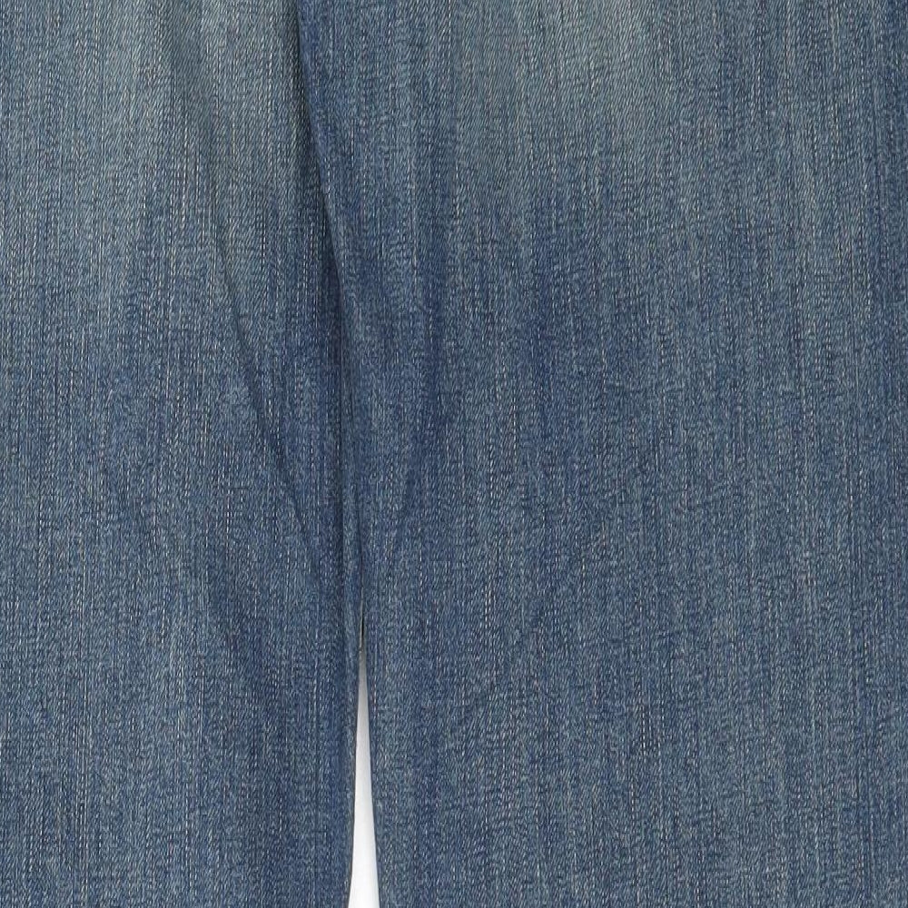 Nature of Denim Mens Blue  Cotton Straight Jeans Size 32 in L32 in Regular