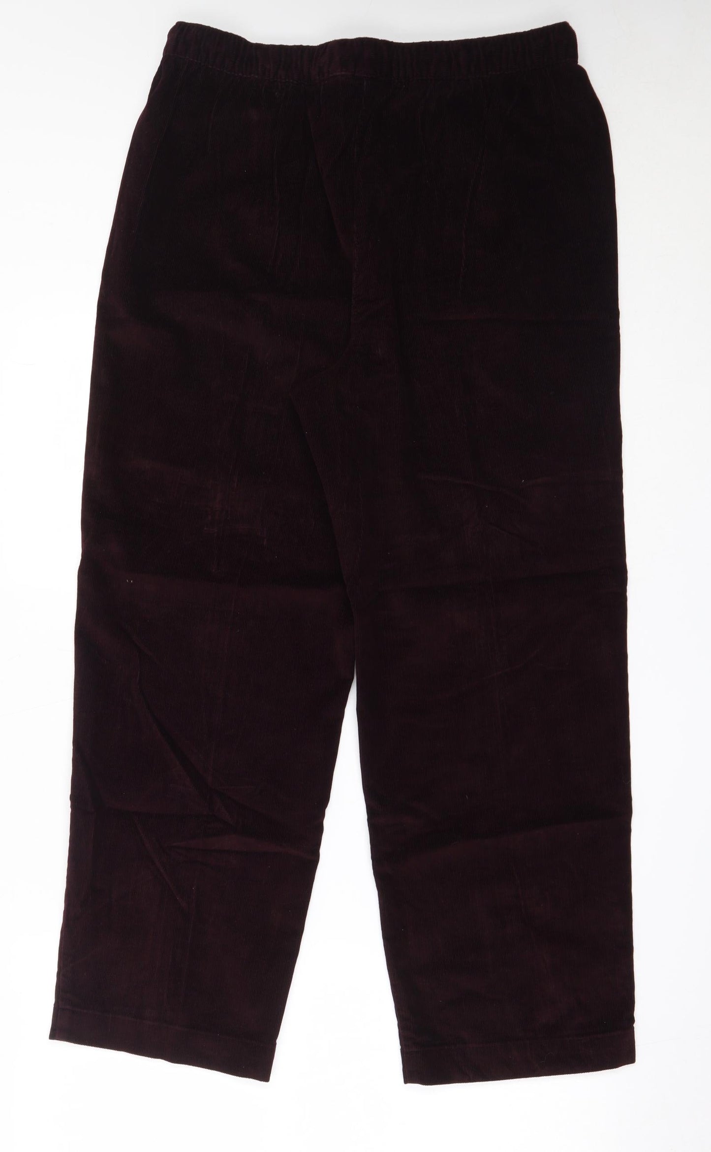 EWM Womens Red  Cotton Trousers  Size 16 L27 in Regular