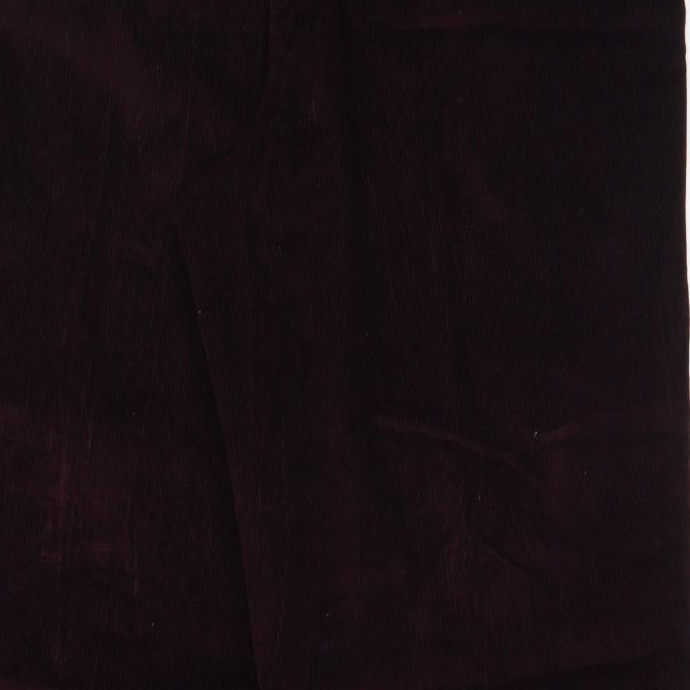 EWM Womens Red  Cotton Trousers  Size 16 L27 in Regular