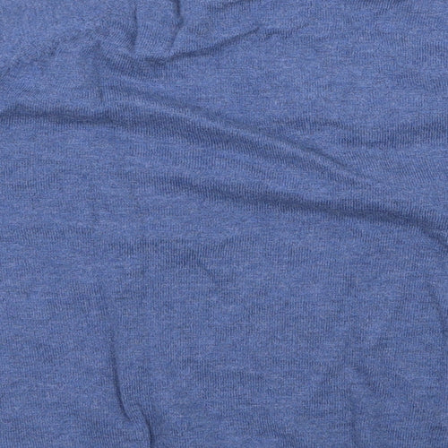 Autograph Girls Blue  Wool Pullover Polo Size 10-11 Years Collared Button