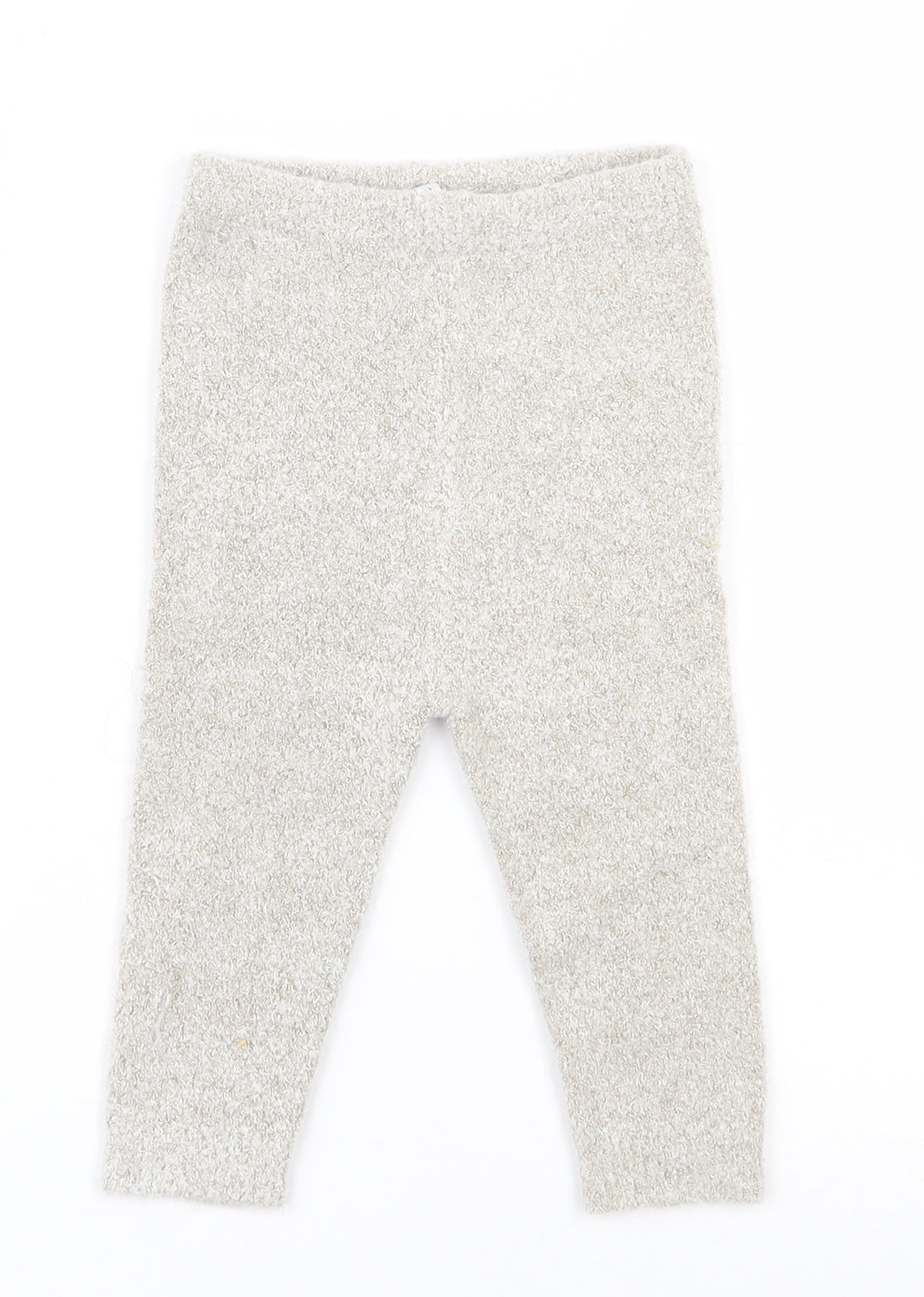 George Girls Beige  Acrylic Pedal Pusher Leggings Size 9-12 Months  Pullover