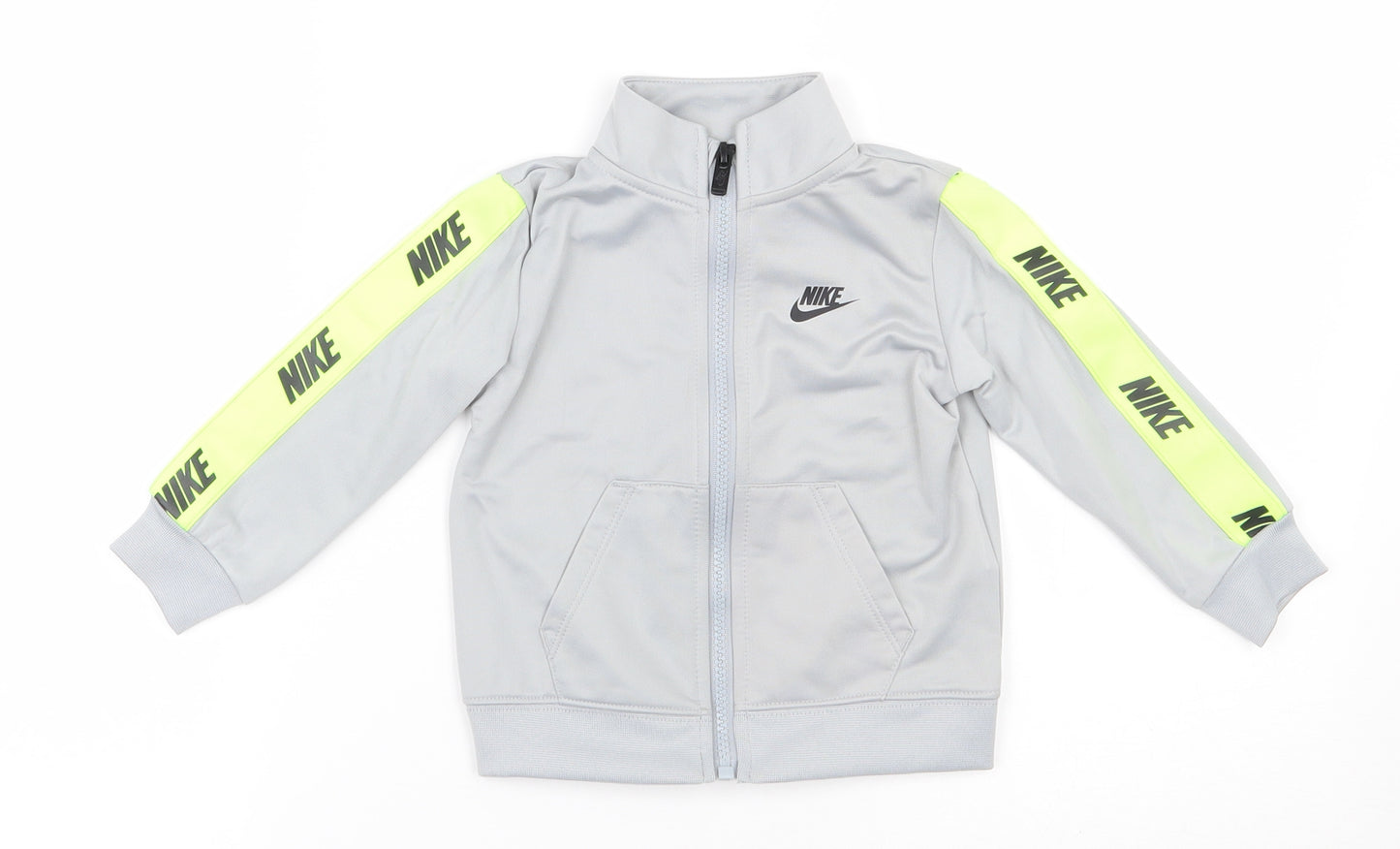 Nike  Boys Grey   Jacket  Size 18 Months   Zip