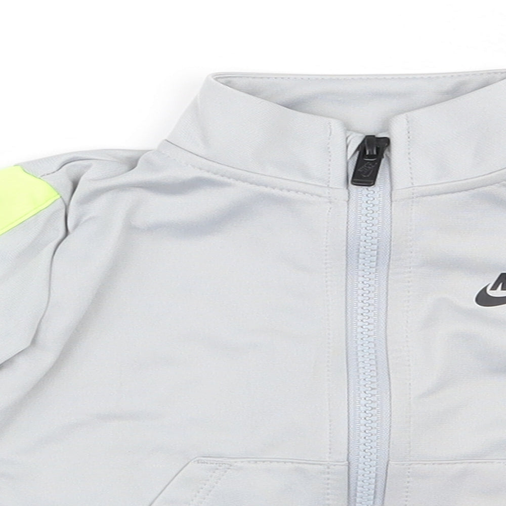 Nike  Boys Grey   Jacket  Size 18 Months   Zip