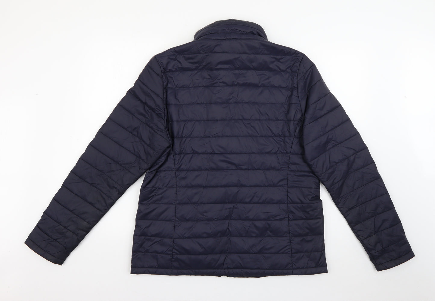 H & Jones Womens Blue   Puffer Jacket Coat Size XL  Zip
