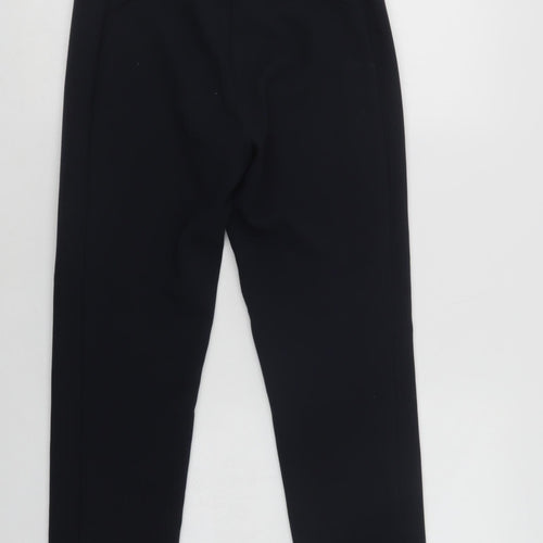 Paz Torras Womens Blue  Polyester Dress Pants Trousers Size 10 L25 in Regular Button