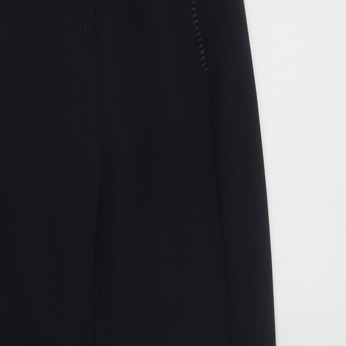 Paz Torras Womens Blue  Polyester Dress Pants Trousers Size 10 L25 in Regular Button