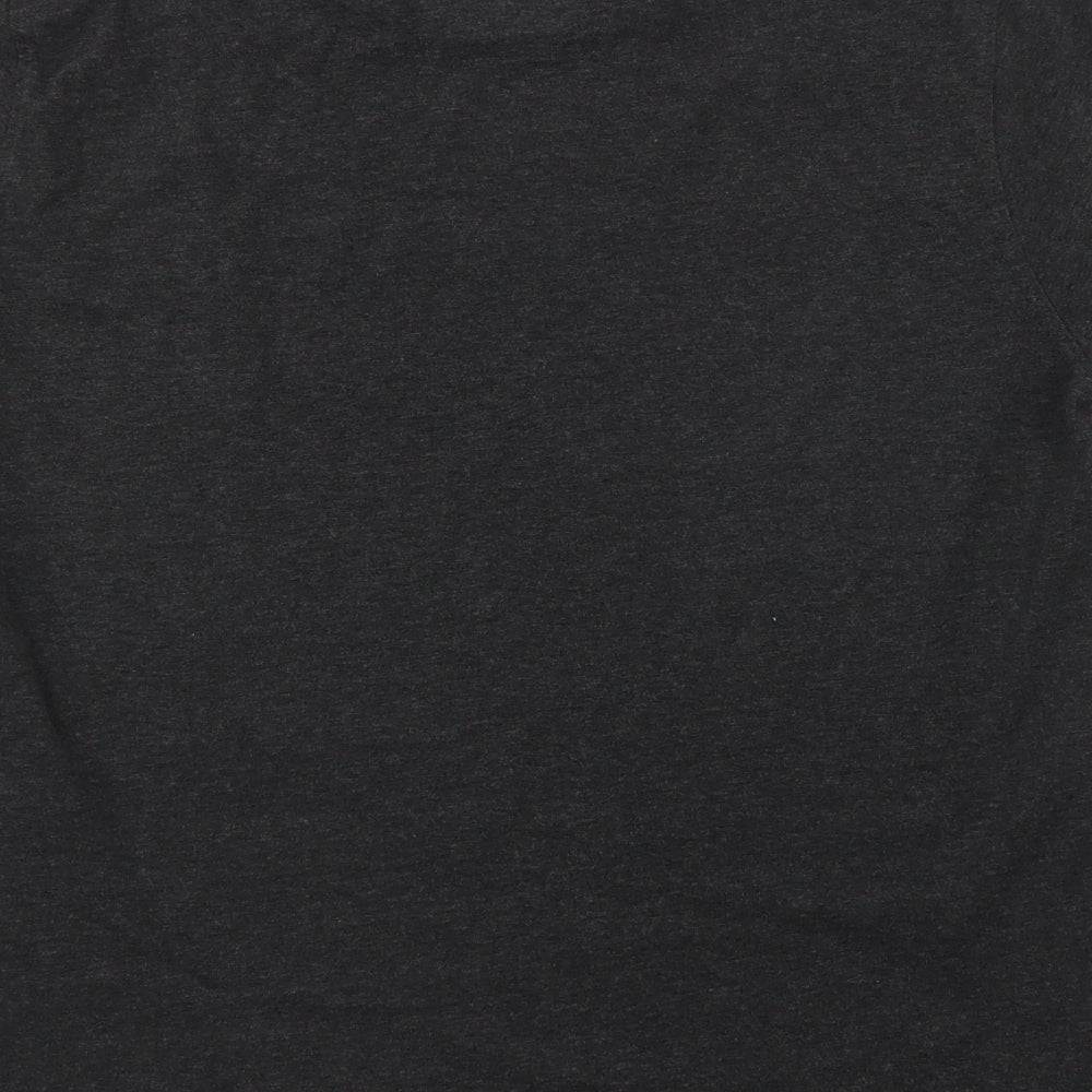 Crew Clothing Mens Grey  Polyester  T-Shirt Size L Crew Neck
