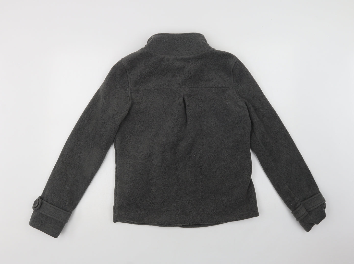 NEXT Womens Grey   Pea Coat Coatigan Size 12  Button