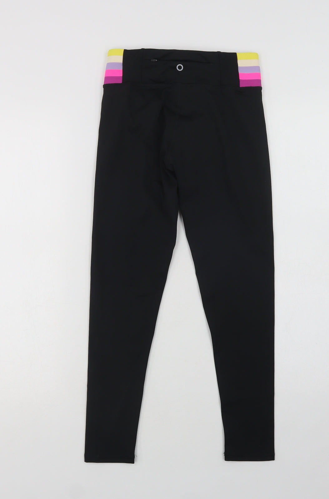 Marks and Spencer Girls Black  Polyester Jegging Trousers Size 11-12 Years  Regular  - Leggings