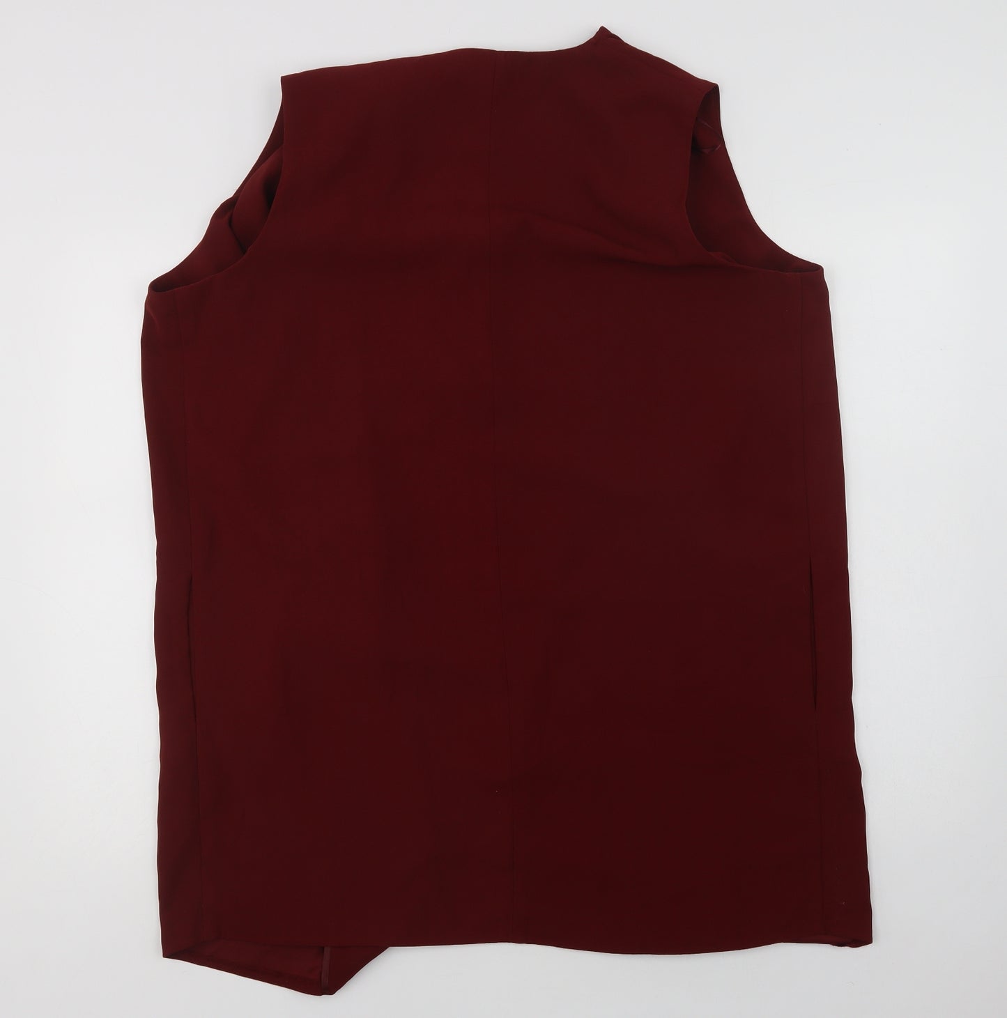 F&F Womens Red   Jacket Waistcoat Size 14