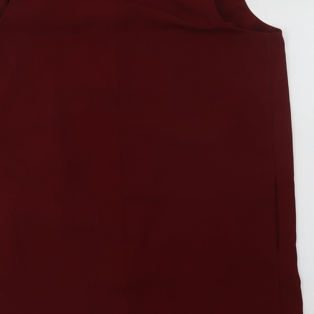 F&F Womens Red   Jacket Waistcoat Size 14