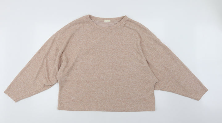 Stradivarius Womens Pink Viscose Top Lounge Set Size L