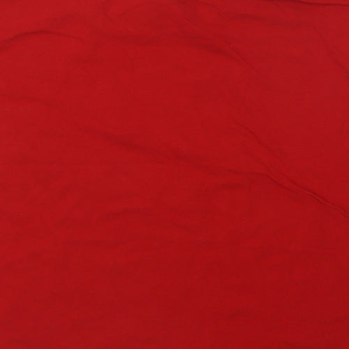 BC Collection Boys Red  Cotton Basic T-Shirt Size 7-8 Years Crew Neck  - Liverpool FC