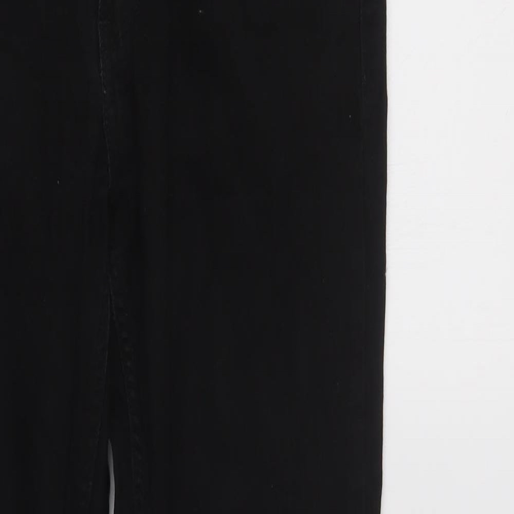Lee Womens Black  Cotton Skinny Jeans Size 29 L27 in Regular Button