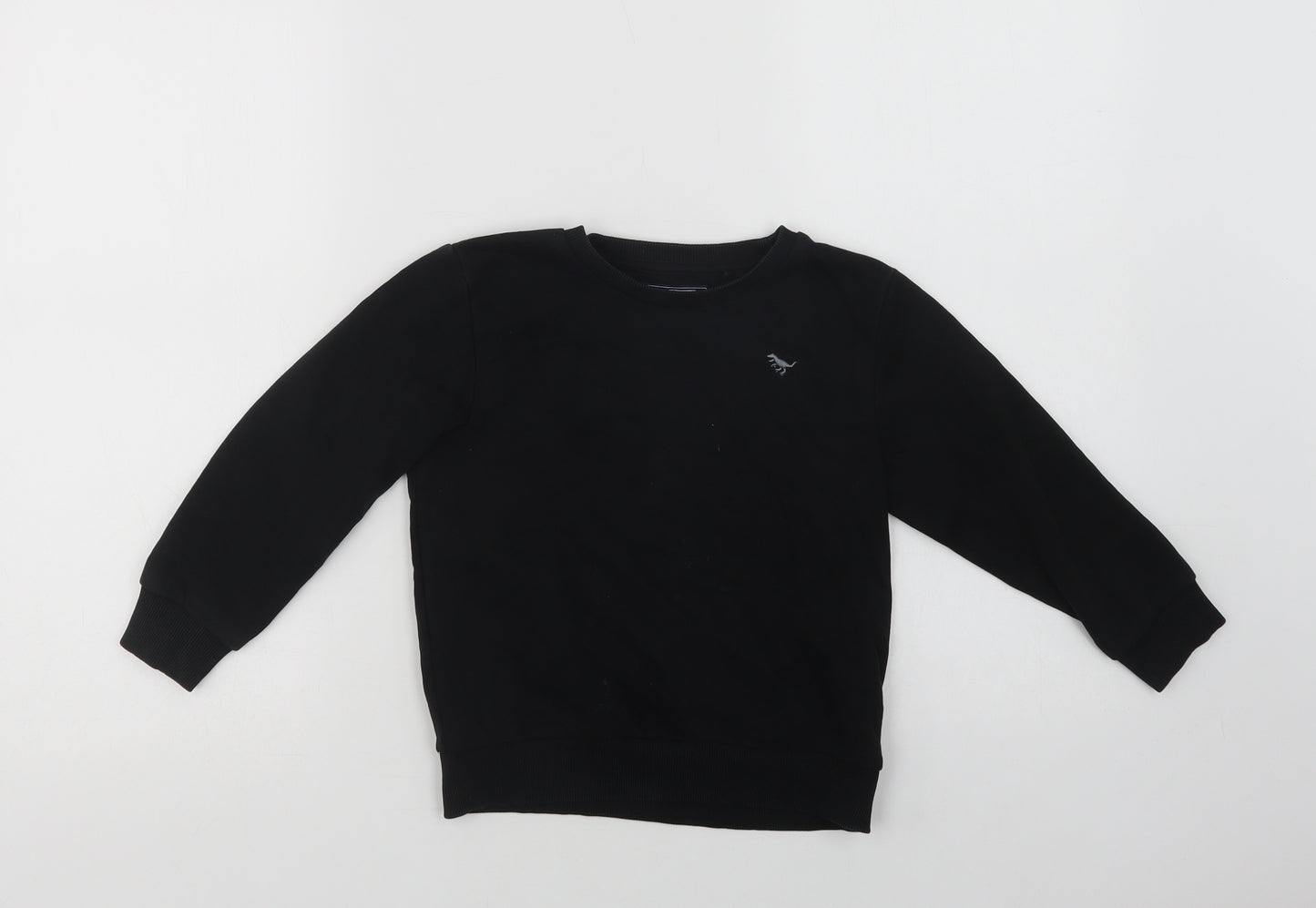 NEXT Boys Black  Cotton Pullover Sweatshirt Size 4-5 Years