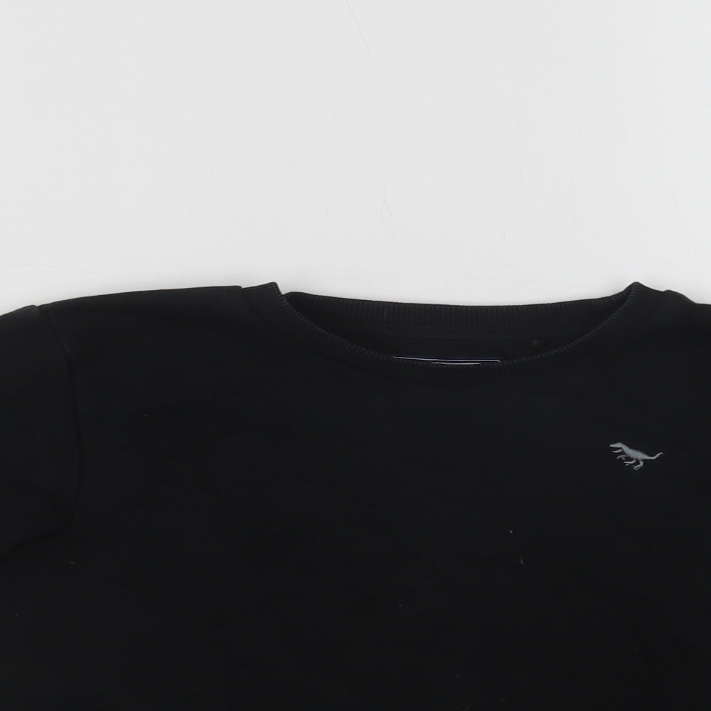 NEXT Boys Black  Cotton Pullover Sweatshirt Size 4-5 Years