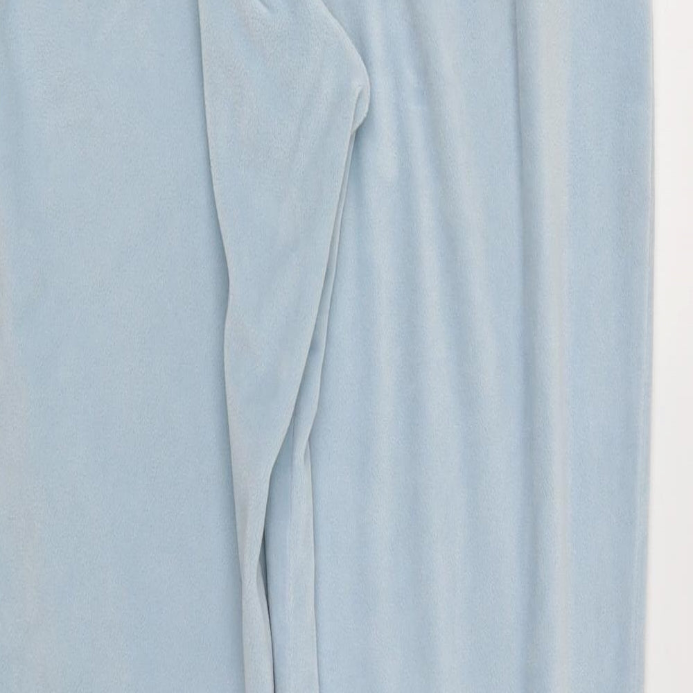 TU Womens Blue Solid Polyester  Gown Size 14