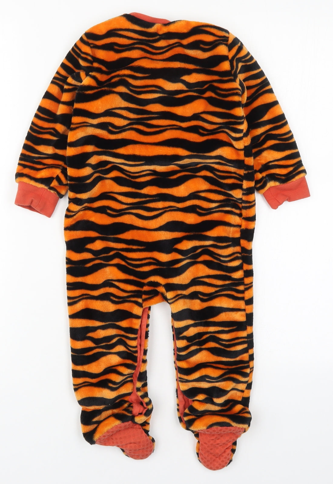 NEXT Baby Orange Striped Polyester Cami One Piece Size 12-18 Months  Button - Tiger