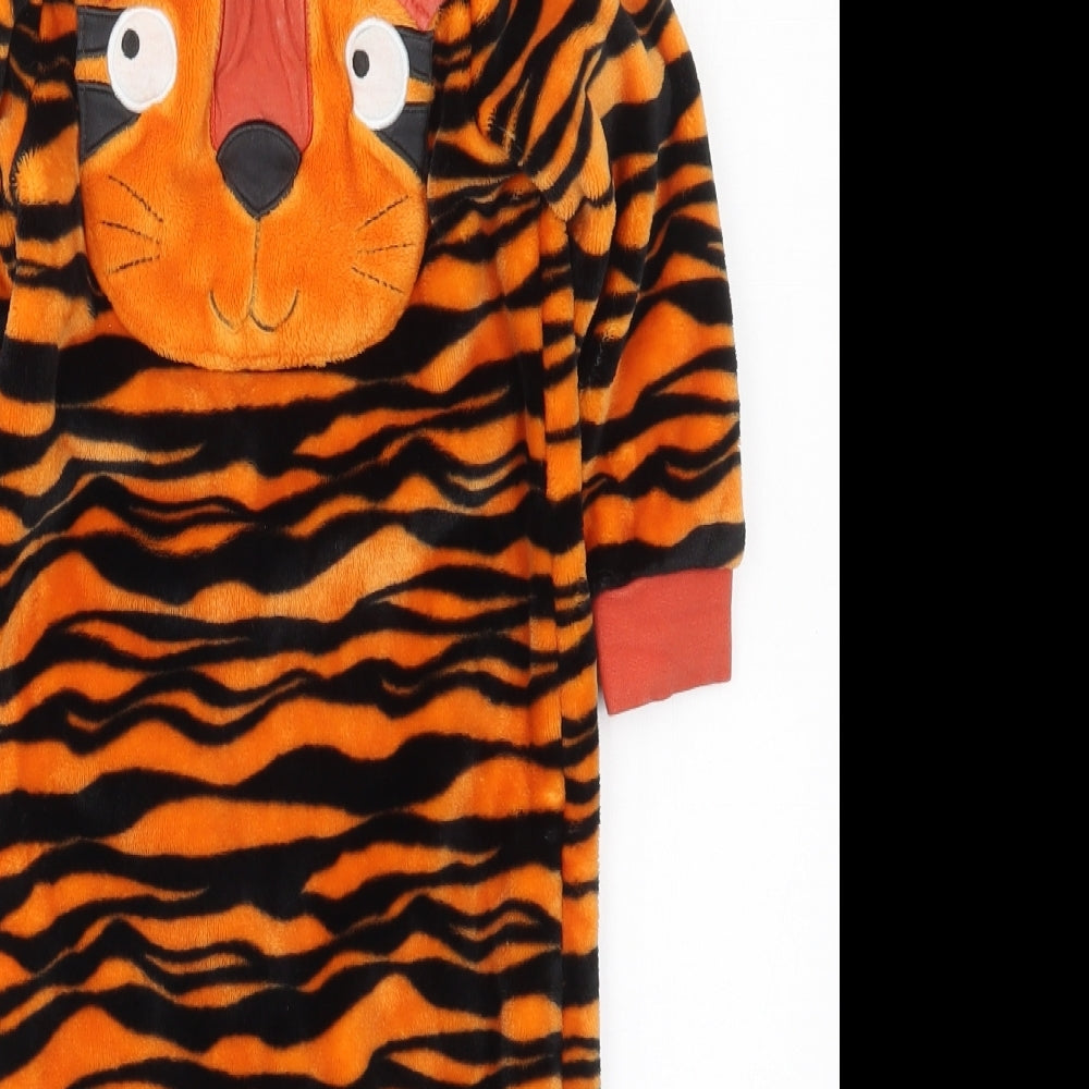 NEXT Baby Orange Striped Polyester Cami One Piece Size 12-18 Months  Button - Tiger