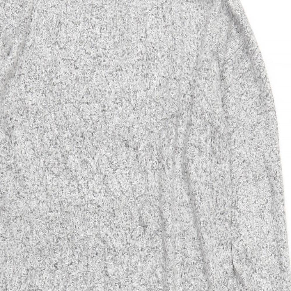 Marks and Spencer Womens Grey Solid Viscose Cami Dress Size 8