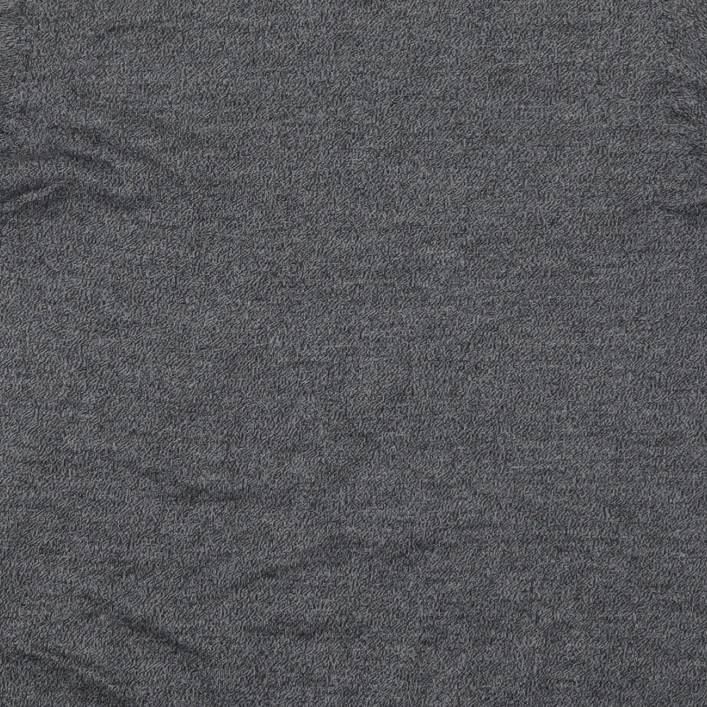 Jack Wills Womens Grey V-Neck  Wool Pullover Jumper Size 12