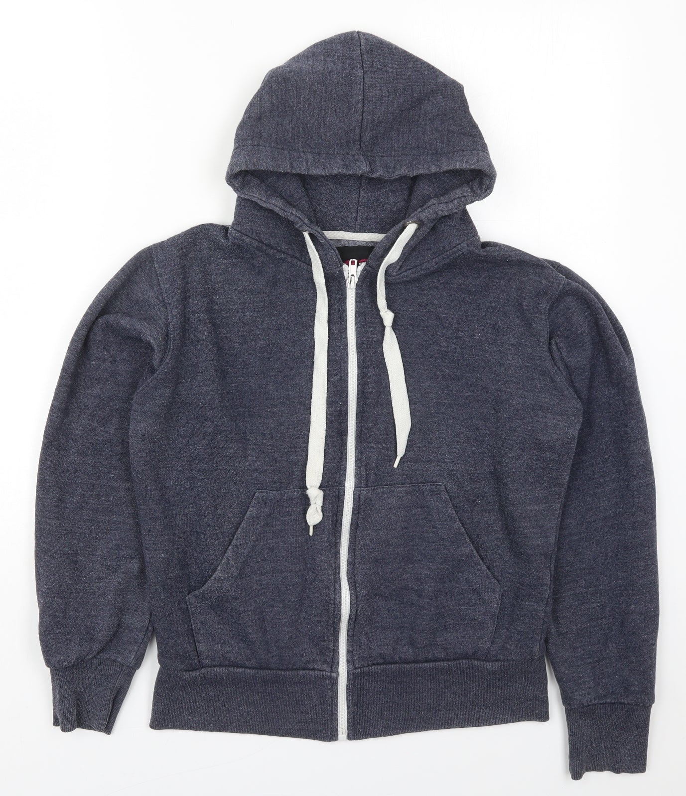 Fury Collection Womens Blue  Cotton Full Zip Hoodie Size M  Zip