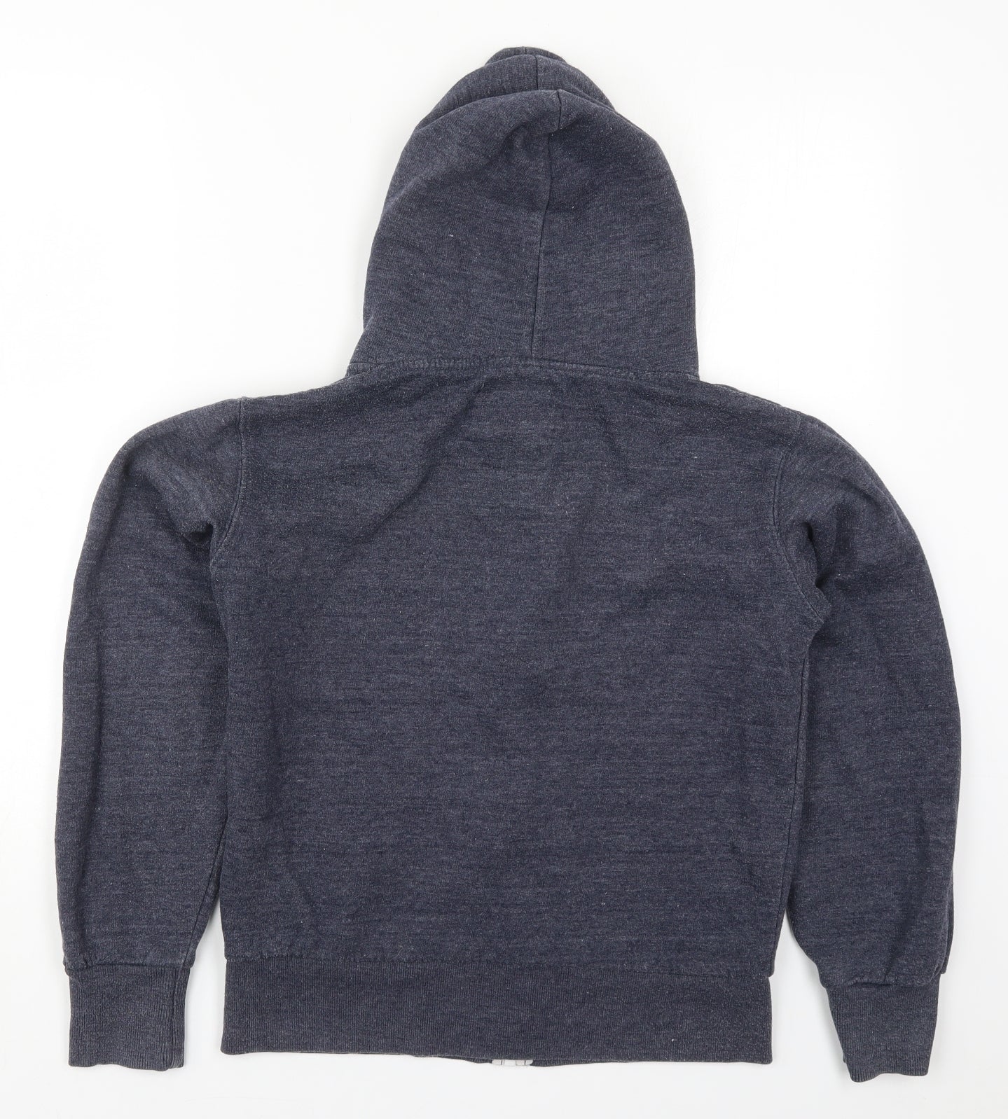 Fury Collection Womens Blue  Cotton Full Zip Hoodie Size M  Zip