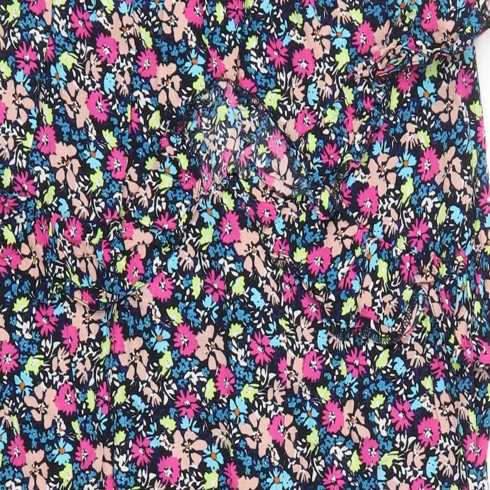 River Island Womens Pink Floral Viscose Maxi Skirt Size 10