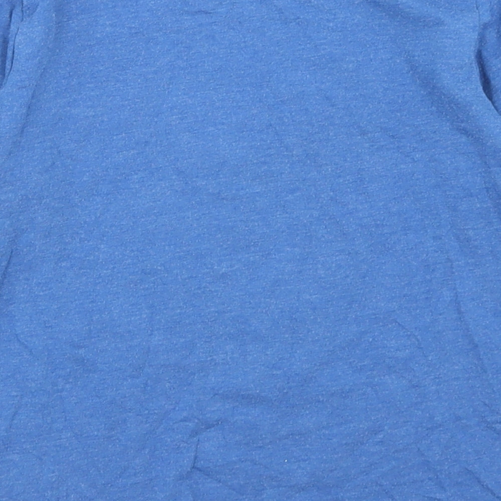 Primark Boys Black  Cotton Basic T-Shirt Size 5-6 Years Crew Neck  - Monster