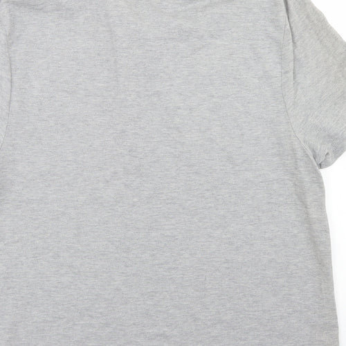 ASOS Mens Grey  Cotton  Polo Size XL Collared Button