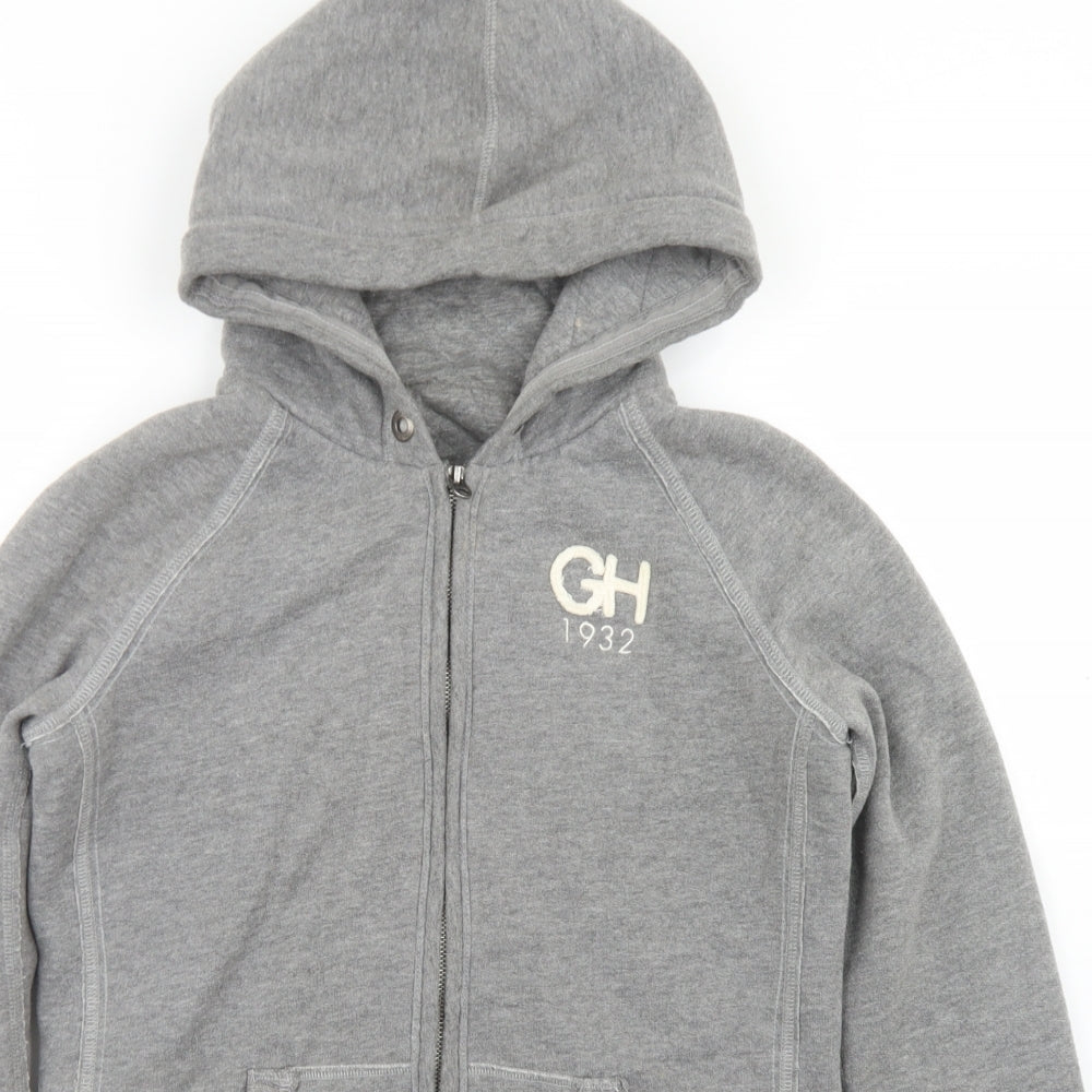Gilly Hicks Womens Grey   Jacket  Size L  Lace Up