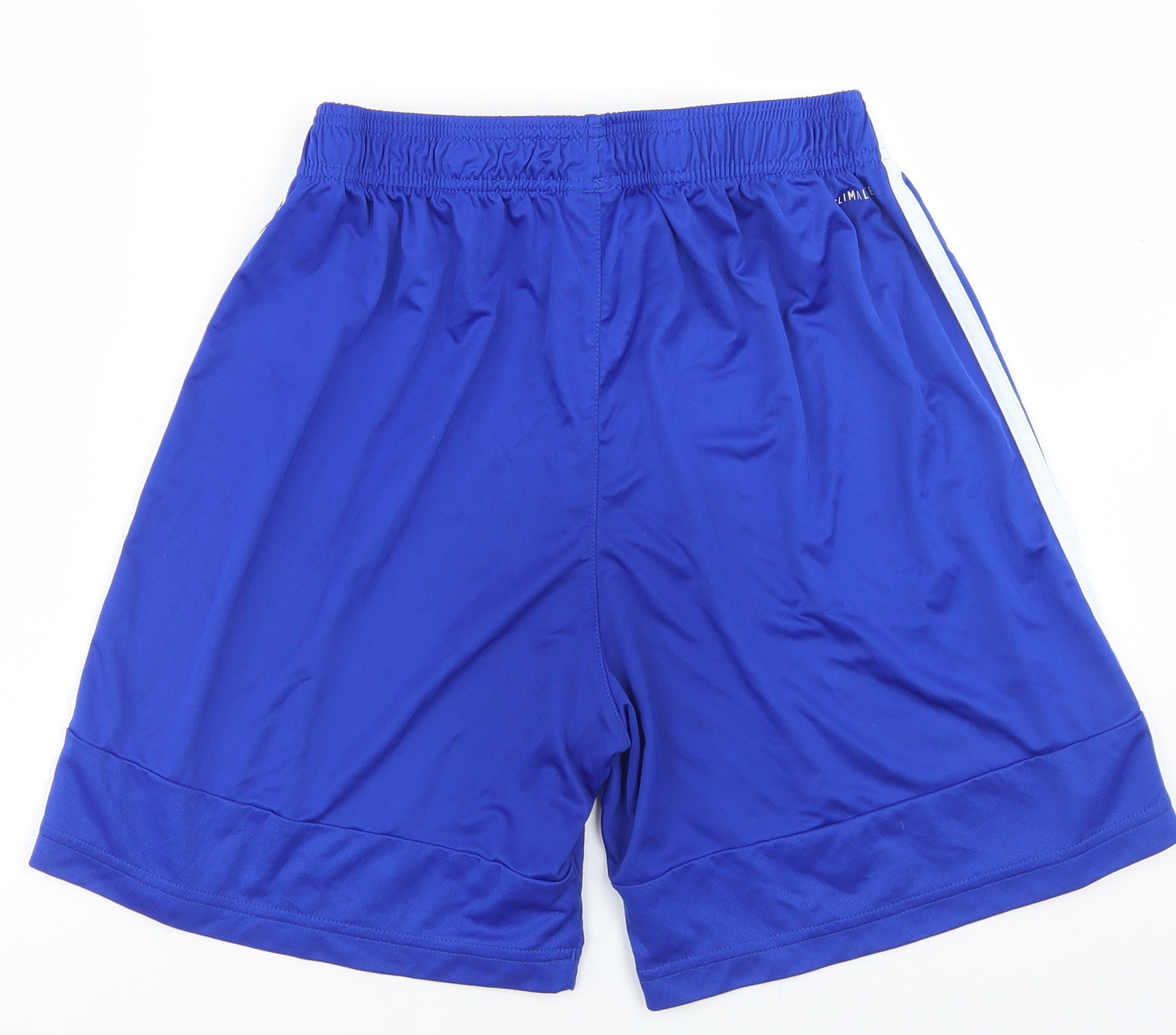 adidas Mens Blue  Polyester Athletic Shorts Size L L7 in Regular Drawstring