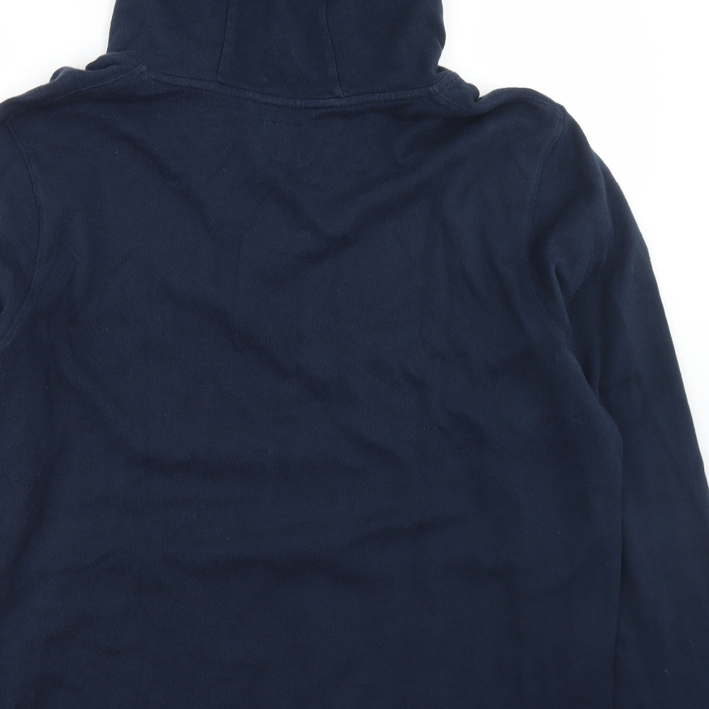 Animal Mens Blue  Cotton Pullover Hoodie Size XL