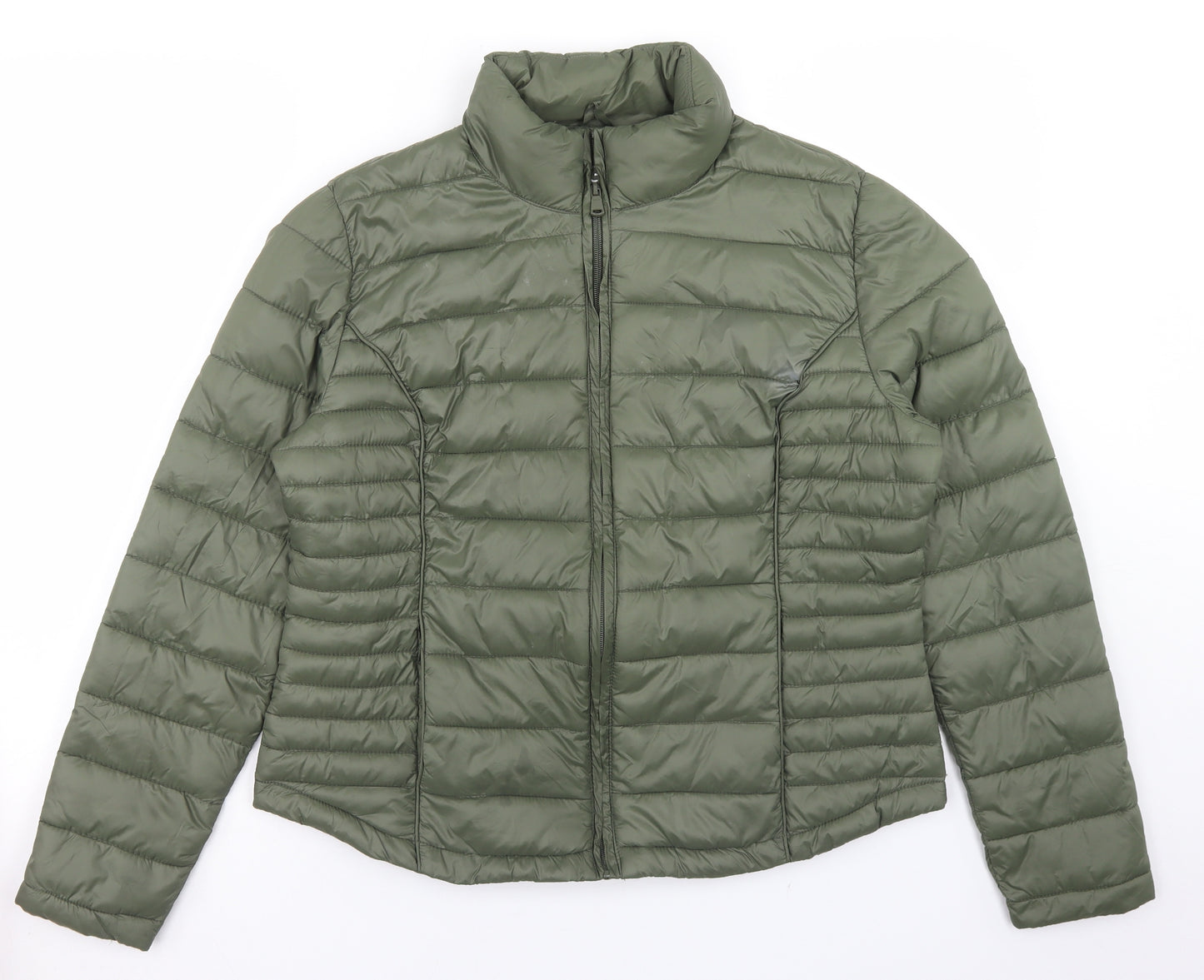 Atmosphere Womens Green   Puffer Jacket Jacket Size L  Zip