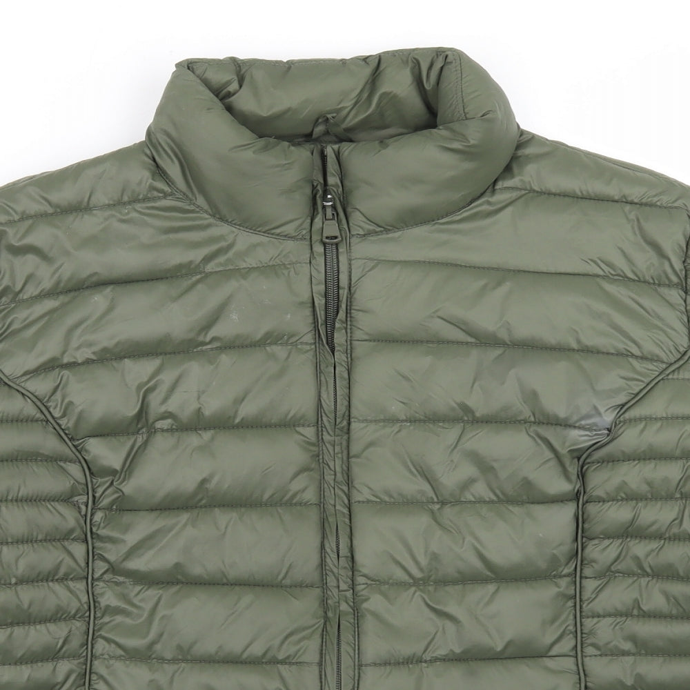 Atmosphere Womens Green   Puffer Jacket Jacket Size L  Zip