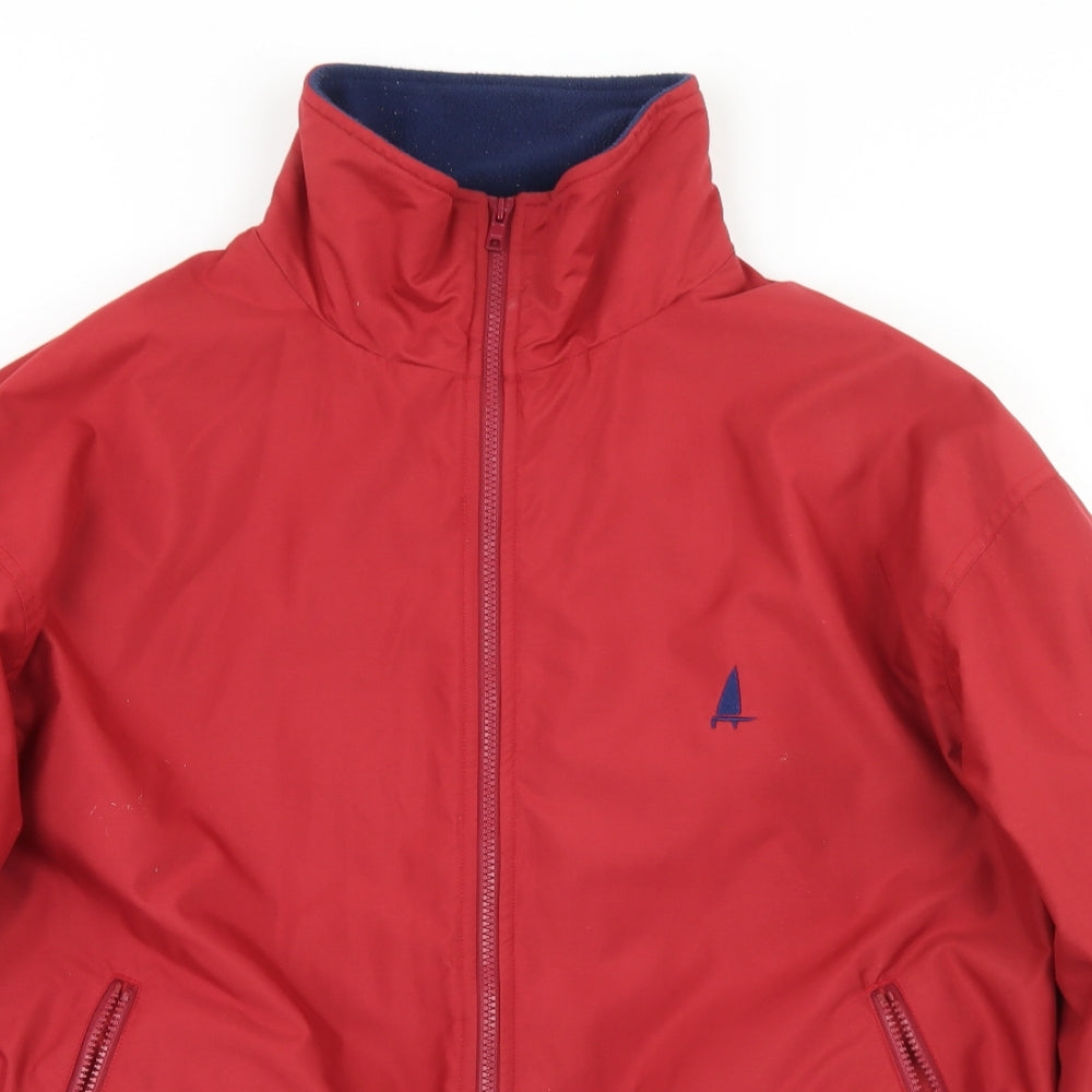 Dubarry Mens Red   Bomber Jacket Jacket Size L  Zip - Fleece Lined