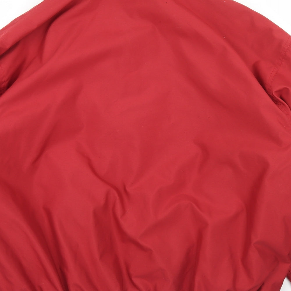 Dubarry Mens Red   Bomber Jacket Jacket Size L  Zip - Fleece Lined