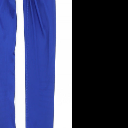 Reebok Womens Blue  Polyester Compression Leggings Size XS L26 in Regular