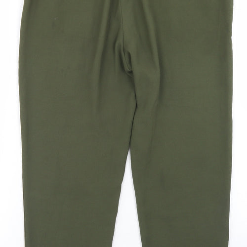 Esprit Womens Green  Polyester Dress Pants Trousers Size 12 L25 in Regular
