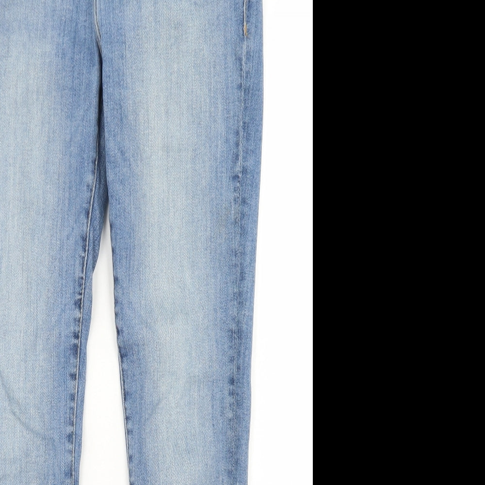 Esprit Womens Blue  Cotton Skinny Jeans Size 31 in L30 in Regular Button
