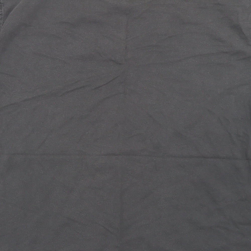 George Mens Grey  Cotton  T-Shirt Size L Crew Neck  - Guns N' Roses