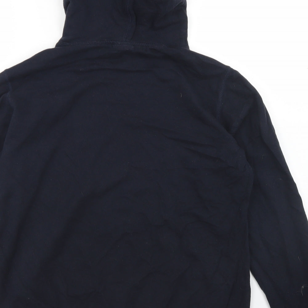 Champion Womens Blue  Cotton Pullover Hoodie Size L